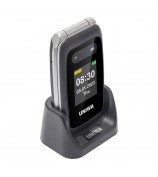 UNIWA V202T 1.77-Inch 4G Ultra Long Standby Dual-SIM Folding Phone - Black / Language Pack 1
