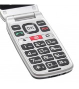 UNIWA V202T 1.77-Inch 4G Ultra Long Standby Dual-SIM Folding Phone - Black / Language Pack 1