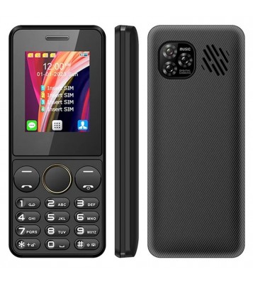 S-mobile S73 2.2-Inch 25BI 1800mAh 4-SIM Card 2G Bar Phone - Black