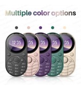 SERVO i15 Mini Dual SIM Miniature Circular 2G Feature Phone - Black