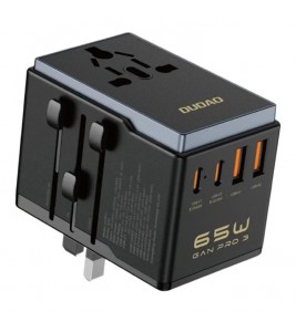 DUDAO A65Pro Universal 65W Fast Charging Travel Adapter Global Plug Converter Charger