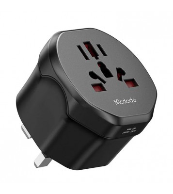 MCDODO CP-45 C1 Series Universal Travel Adapter 8-hole to UK / EU / US Plug Converter - UK Plug