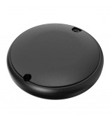 F08 Smart GPS Tracker Anti-Lost Round Mini Global Locator Works with Apple Find My - Black