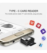XQ-ZH007 Type-C OTG Card Reader USB 3.1 High Speed TF Memory Card Reader Adapter for Phone Laptop