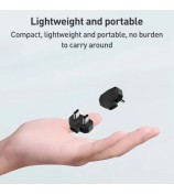 8-Pin to Dual Type-C Lavalier Microphone U-shaped Charging Adapter OTG Converter