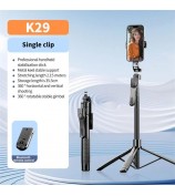 K29 2.15m Handheld Bluetooth Selfie Stick 360 Degree Rotatable Gimbal Tripod Stand