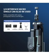 K29 2.15m Handheld Bluetooth Selfie Stick 360 Degree Rotatable Gimbal Tripod Stand