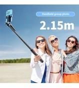 K29 2.15m Handheld Bluetooth Selfie Stick 360 Degree Rotatable Gimbal Tripod Stand