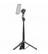 C20 1.3m Detachable Magnetic Phone Holder Extendable Tripod Stand Live Streaming Bluetooth Selfie Stick