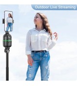 P03 Smart AI Follow Gimbal Face Tracking Phone Holder Desktop Free Rotation Photography Stabilizer