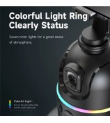 P03 Smart AI Follow Gimbal Face Tracking Phone Holder Desktop Free Rotation Photography Stabilizer