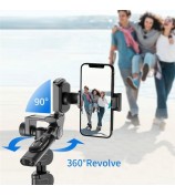 C06 1.83m Extendable Tripod Phone Camera Floor Stand Aluminum Alloy Bluetooth Selfie Stick