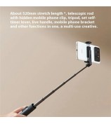 XIAOMI XMZJZPG02YM Mini Version 52cm Phone Holder Extendable Tripod Live Streaming Bluetooth Selfie Stick - Black