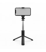 Q01 Multi-function 101cm Bluetooth Tripod Selfie Stick - Black