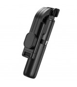 H8 3 in 1 Selfie Stick Phone Tripod Extendable Monopod with Bluetooth Remote for Smartphone Selfie Stick - Black
