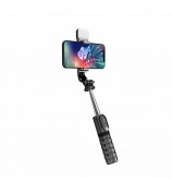 Q11s Portable Extendable Stainless Steel Pole Bluetooth Remote Control Phone Selfie Stick Holder Tripod with Fill Light