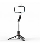 L13d 1160mm Dual Fill Lights Version - Dimmable Wireless Multi-Functional Extendable Selfie Stick Selfie Tripod Stand