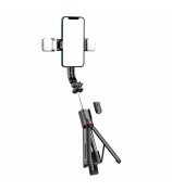 L13d 1160mm Dual Fill Lights Version - Dimmable Wireless Multi-Functional Extendable Selfie Stick Selfie Tripod Stand
