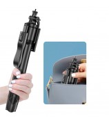 L16 34-153cm Extendable Selfie Stick Tripod Stand Camera Gimbal Stabilizer Phone Clip Holder Wireless Bluetooth Remote Control with Dual Lights