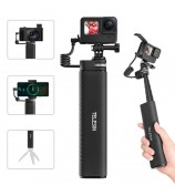 TELESIN TE-CSS-001 10000mAh Power Bank Selfie Stick Charging Handle Grip for GoPro / Sports Camera / Smart Phone