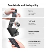 TELESIN TE-CSS-001 10000mAh Power Bank Selfie Stick Charging Handle Grip for GoPro / Sports Camera / Smart Phone