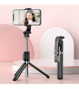 Z8 103cm Extendable Selfie Stick Tripod Cell Phone Holder Selfie Stick Stand with Wireless Remote Control - Black