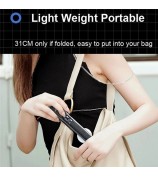 Z16 Pro 175cm Tripod Stand Remote Control Folding Bluetooth Selfie Stick with Fill Light - Black