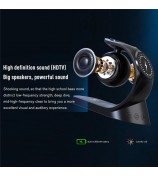 2406 Multifunction Bluetooth Speaker Atmosphere Light 15W Magnetic Phone Wireless Charger - Black