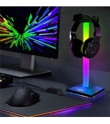 RGB Headphone Stand Touch Control Gaming Headset Holder Desktop Hanger