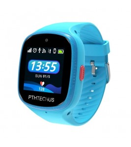 LT06 1.4 inch IPS Touch Screen GPS 4G Smart Watch IP67 Waterproof Watch with HD Camera Alarm Clock for Kids - Blue