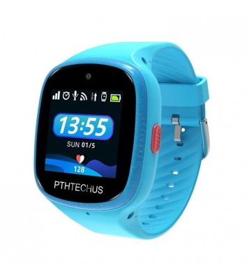 LT06 1.4 inch IPS Touch Screen GPS 4G Smart Watch IP67 Waterproof Watch with HD Camera Alarm Clock for Kids - Blue