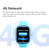 LT06 1.4 inch IPS Touch Screen GPS 4G Smart Watch IP67 Waterproof Watch with HD Camera Alarm Clock for Kids - Blue