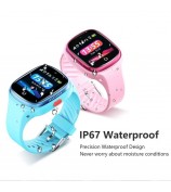 LT06 1.4 inch IPS Touch Screen GPS 4G Smart Watch IP67 Waterproof Watch with HD Camera Alarm Clock for Kids - Blue