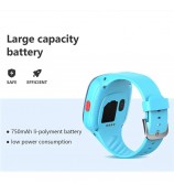 LT06 1.4 inch IPS Touch Screen GPS 4G Smart Watch IP67 Waterproof Watch with HD Camera Alarm Clock for Kids - Blue