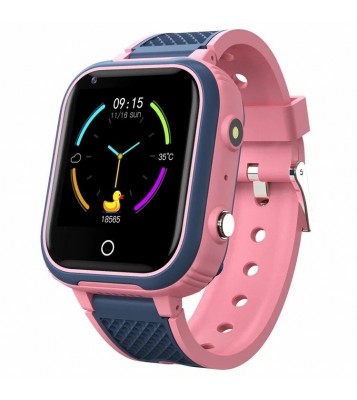 LT21 1.4-inch IPS Touch Screen Kids Smart Watch Step Counter Sports Watch Waterproof Bracelet with Camera Alarm Clock Location - Pink