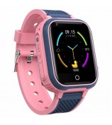 LT21 1.4-inch IPS Touch Screen Kids Smart Watch Step Counter Sports Watch Waterproof Bracelet with Camera Alarm Clock Location - Pink