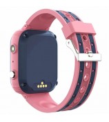 LT21 1.4-inch IPS Touch Screen Kids Smart Watch Step Counter Sports Watch Waterproof Bracelet with Camera Alarm Clock Location - Pink