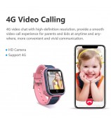 LT21 1.4-inch IPS Touch Screen Kids Smart Watch Step Counter Sports Watch Waterproof Bracelet with Camera Alarm Clock Location - Pink