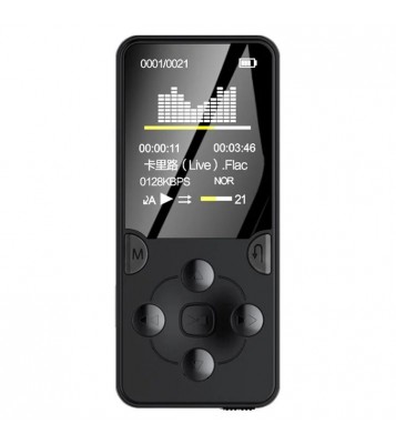 MROBO X-02 8GB 1.8-inch Screen Portable Student MP4 Player Music Video Player with FM Radio Voice Recording Function