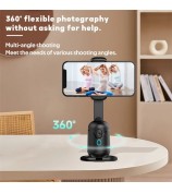 Q7 Intelligent Folding Gimbal Stabilizer 360-Degree Face Tracking Handheld Stabilizer 3-Axis Phone Gimbal Holder for Live Streaming