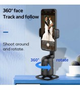 Q7 Intelligent Folding Gimbal Stabilizer 360-Degree Face Tracking Handheld Stabilizer 3-Axis Phone Gimbal Holder for Live Streaming