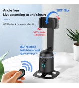 Q7 Intelligent Folding Gimbal Stabilizer 360-Degree Face Tracking Handheld Stabilizer 3-Axis Phone Gimbal Holder for Live Streaming