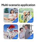 Q7 Intelligent Folding Gimbal Stabilizer 360-Degree Face Tracking Handheld Stabilizer 3-Axis Phone Gimbal Holder for Live Streaming