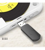 KC-918 CD Player with LCD Screen Portable Bluetooth Speaker Audio Repeater for Home Car - White