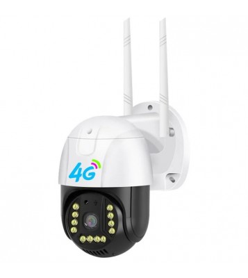 V380-P12-4G 3.0MP Camera Night Vision 4G APP Remote Monitoring Outdoor Home Security IP Camera, No Memory Card - US Plug