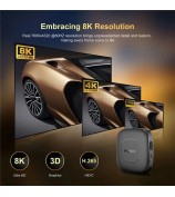 MORTAL T1 2GB+16GB Allwinner H313 Smart TV Box Android13 Dual Band Wifi+Bluetooth Media Player