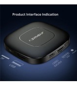 MORTAL T1 2GB+16GB Allwinner H313 Smart TV Box Android13 Dual Band Wifi+Bluetooth Media Player