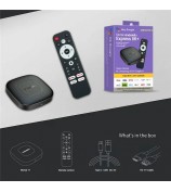 MORTAL T1 2GB+16GB Allwinner H313 Smart TV Box Android13 Dual Band Wifi+Bluetooth Media Player