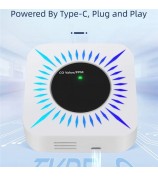 Tuya Smart Zigbee Gas and Carbon Monoxide Detector 80dB Alarm CO Level Sensor