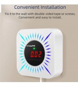 Tuya Smart Zigbee Gas and Carbon Monoxide Detector 80dB Alarm CO Level Sensor